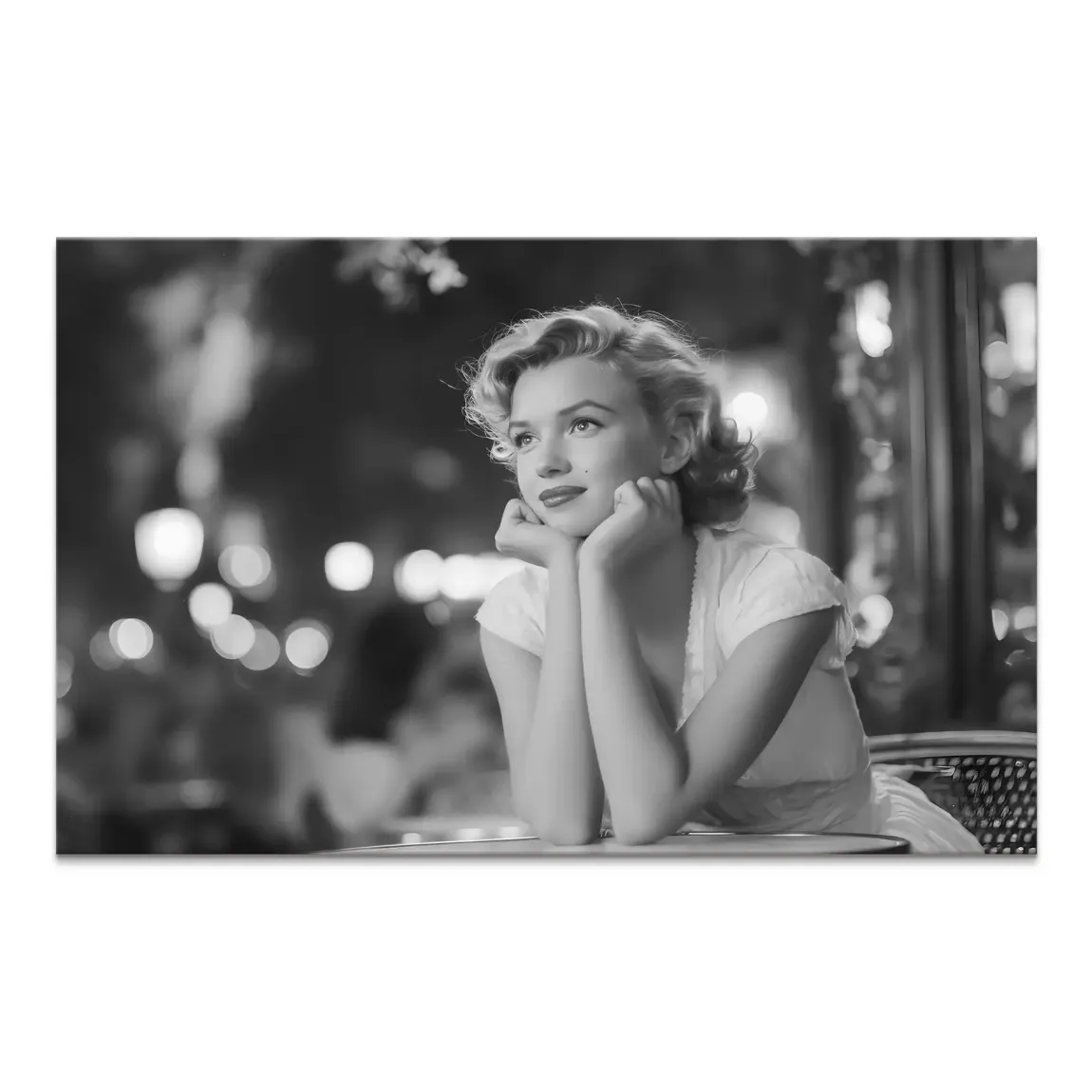 Marilyn Nightwish Noir Leinwand Bild