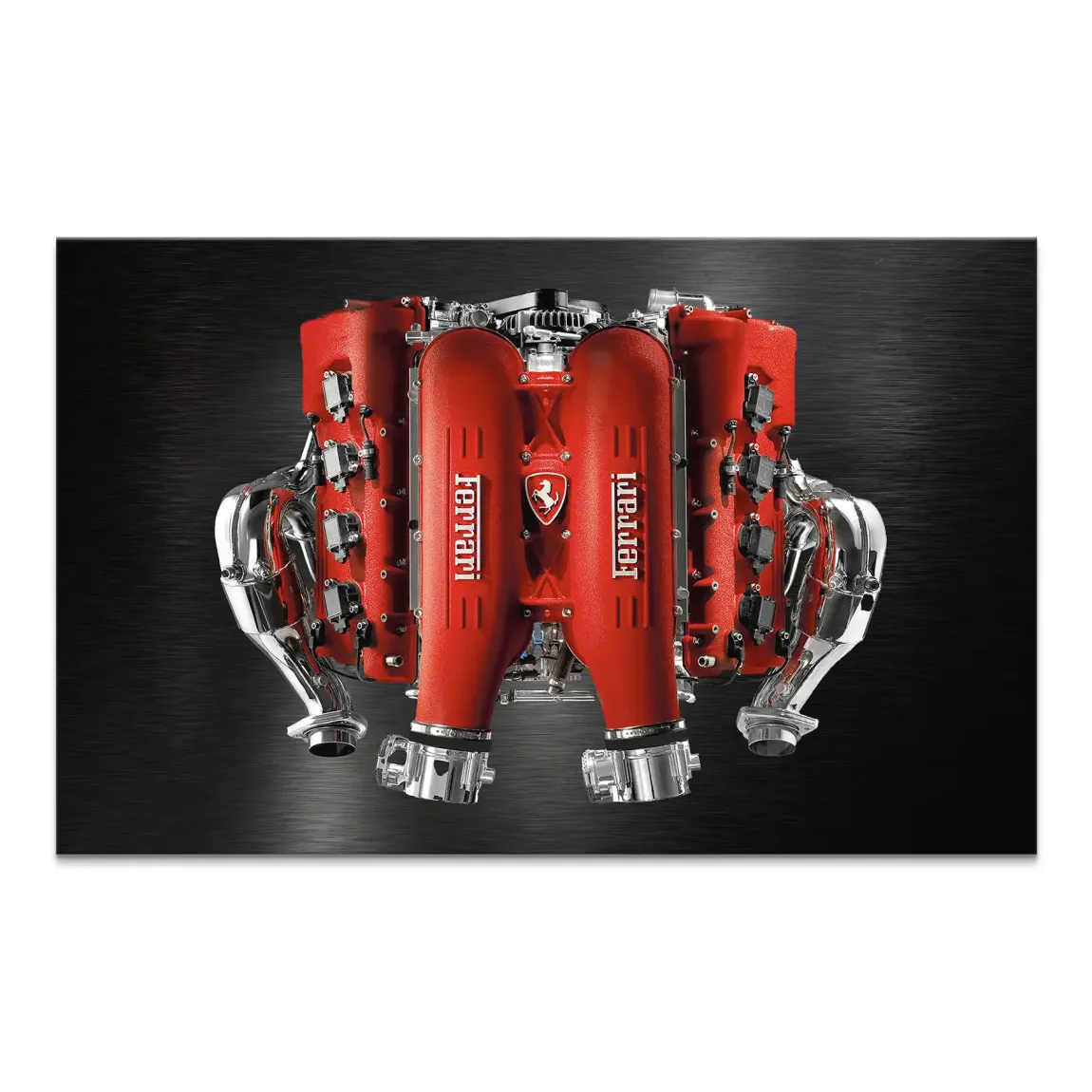 Ferrari V8 Motor Leinwand Bild