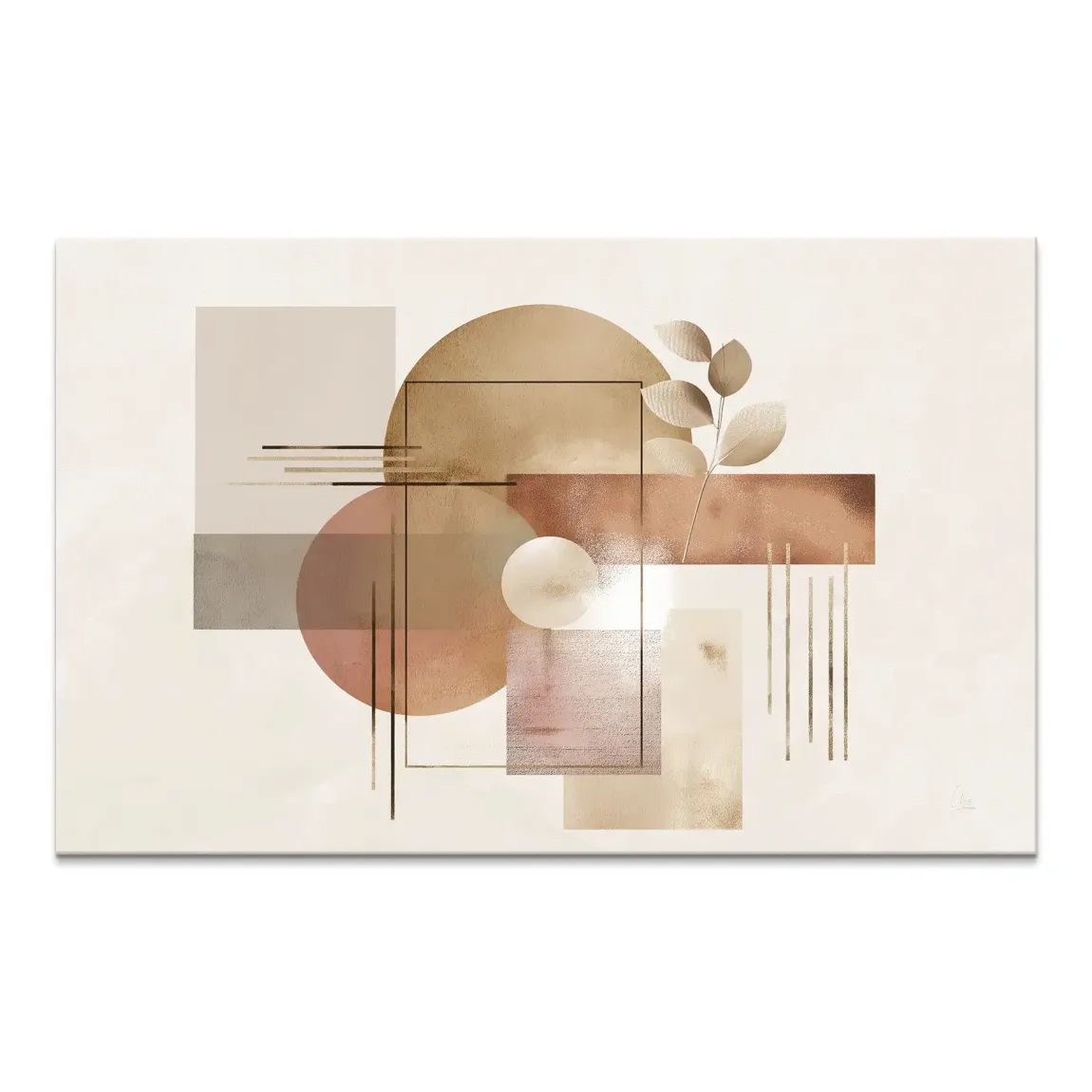 Silent Balance Leinwand Bild