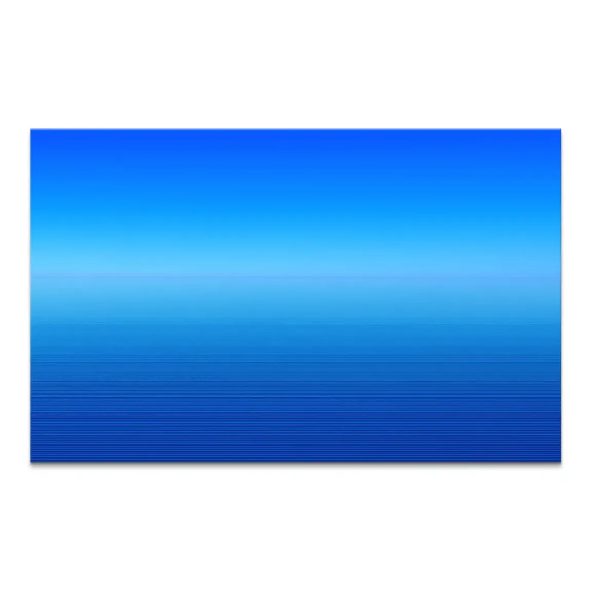 Blauer Horizont Leinwand Bild