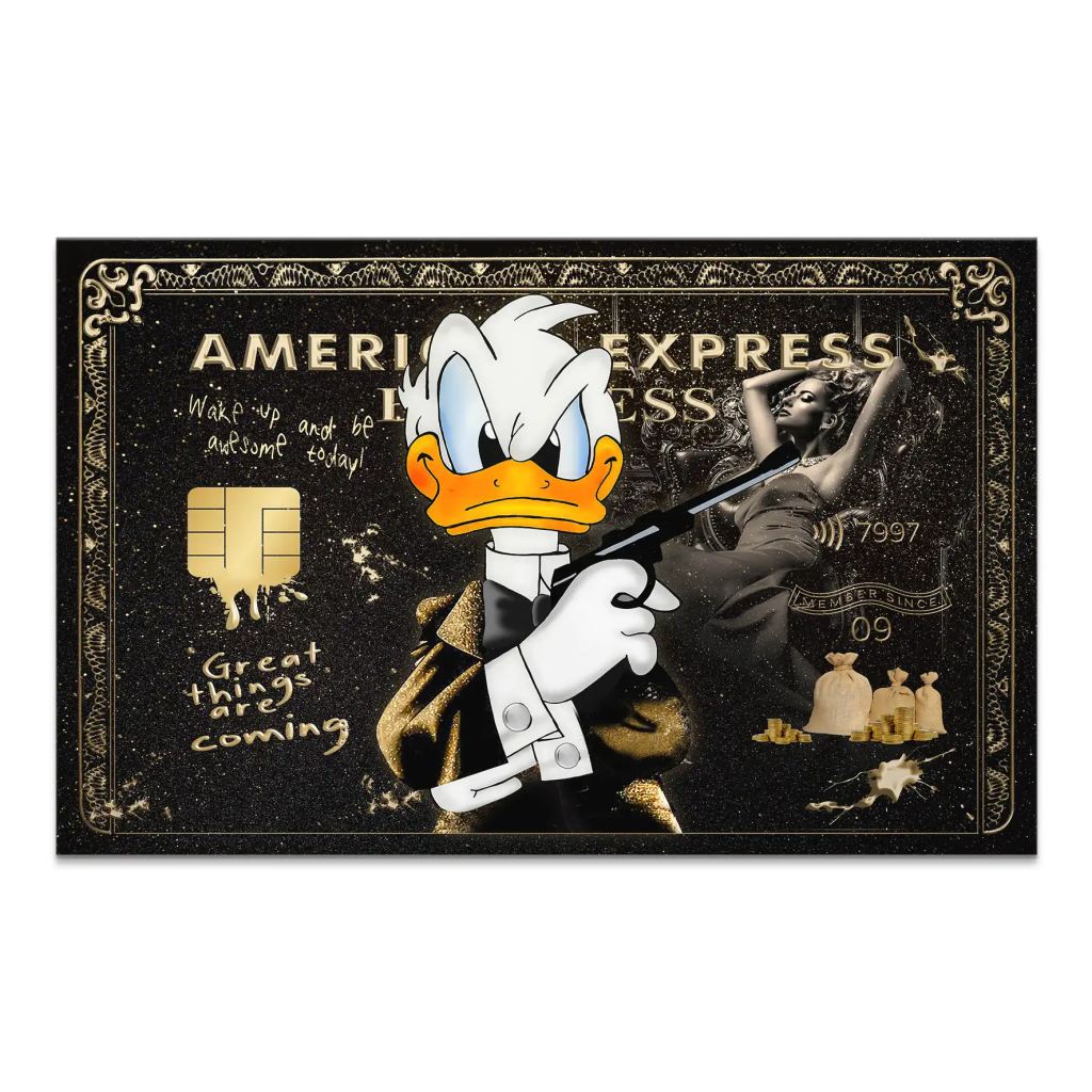 Amex Donald Bond Leinwand Bild INGALERIE