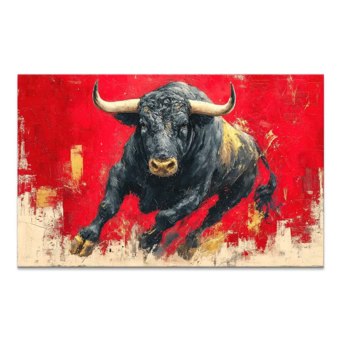 Stier Noble Essence Leinwand Bild