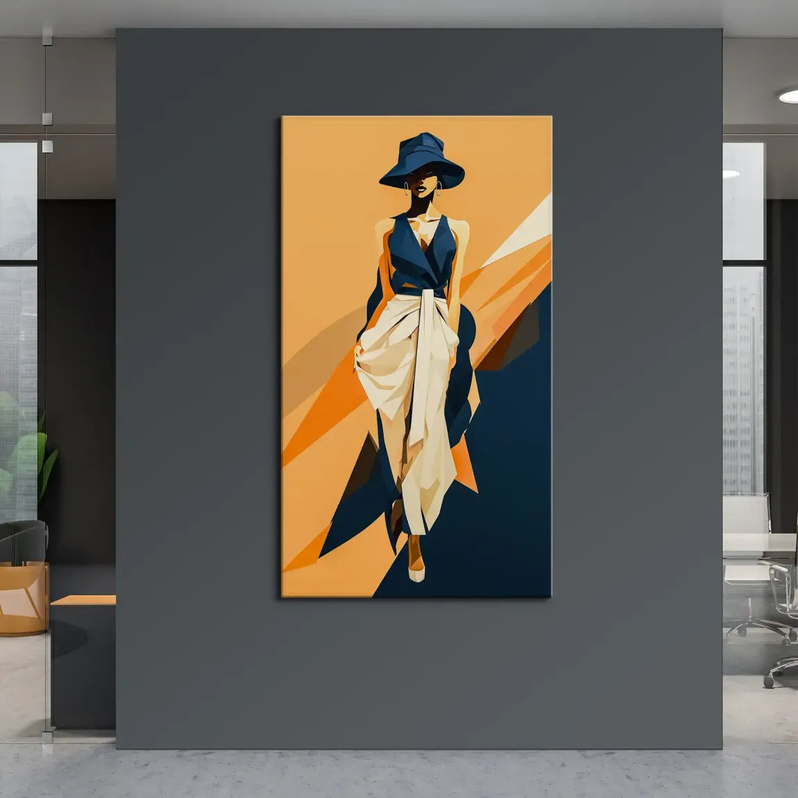 Midnight Elegance Leinwand Bild INGALERiE