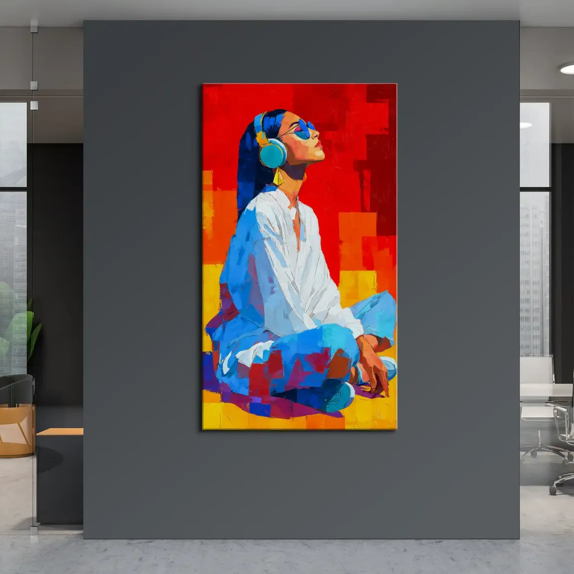 Feel the Sound Leinwand Bild