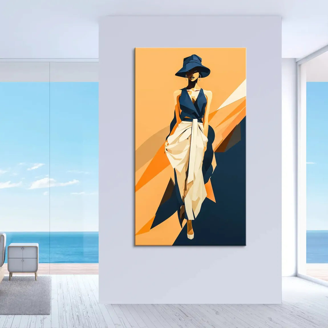 Midnight Elegance Leinwand Bild INGALERiE
