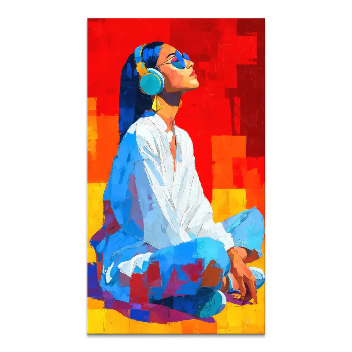 Feel the Sound Leinwand Bild