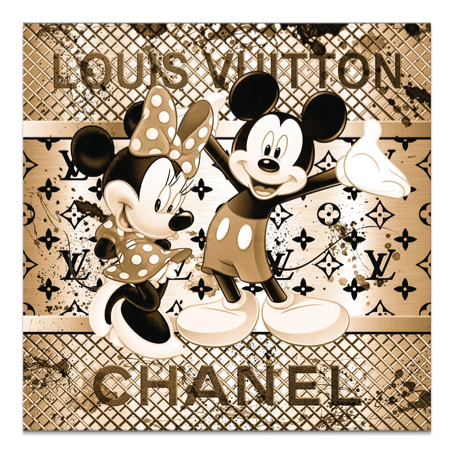 Micky & Minnie Louis Art Leinwand Bild INGALERIE