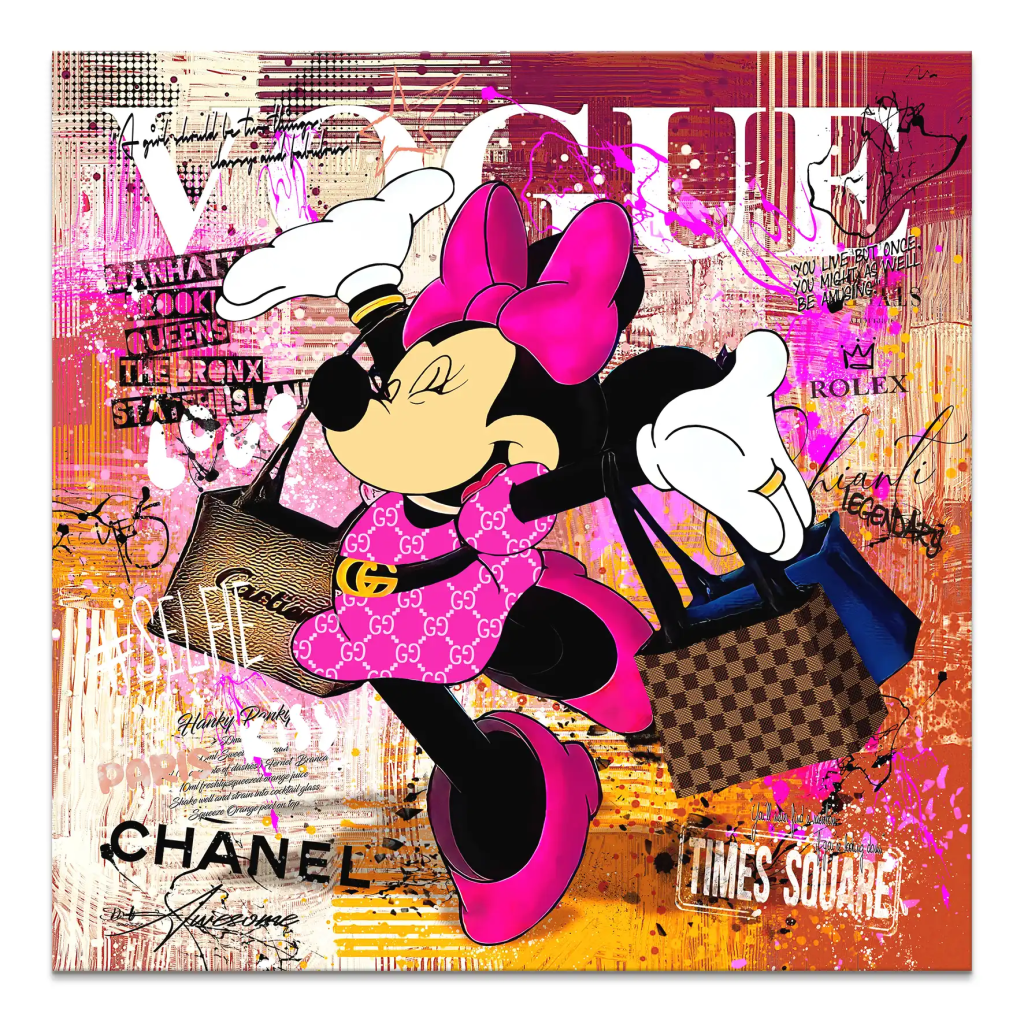 Minnie Vogue Modern Leinwand Bild INGALERIE