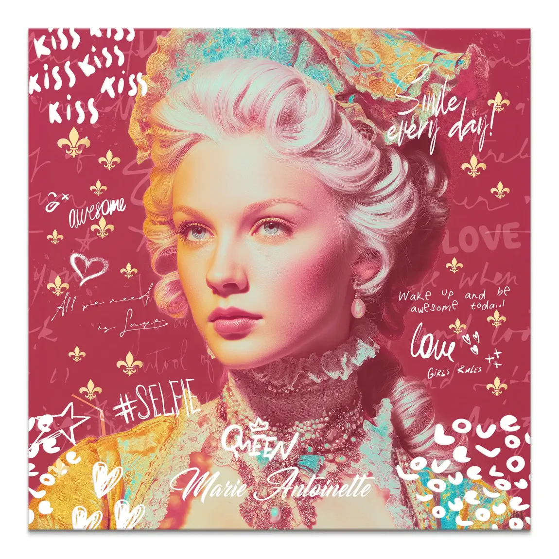 Royal Pop Leinwand Bild