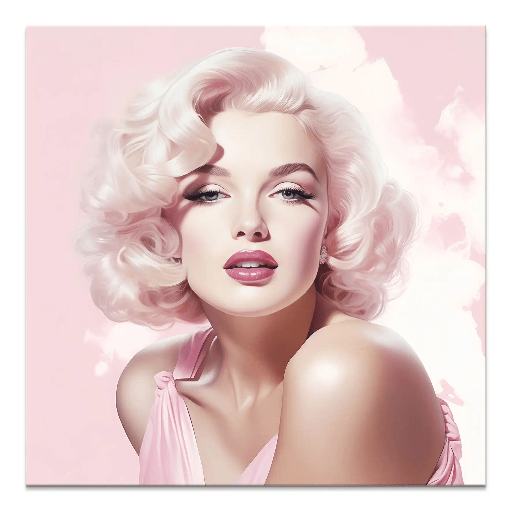 Pink Marilyn Leinwand Bild INGALERIE