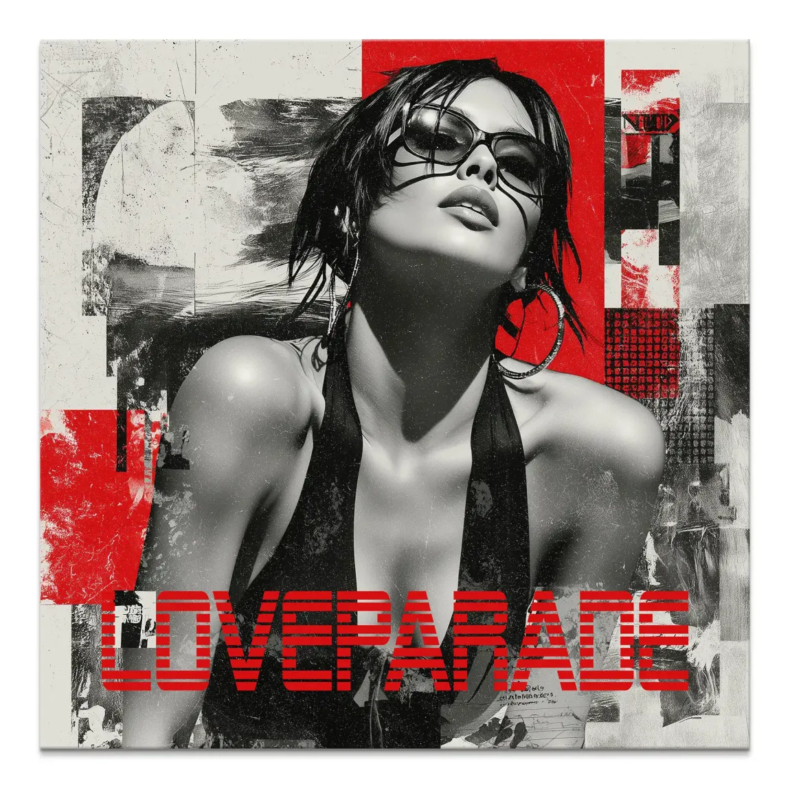 Loveparade Beauty Leinwand Bild