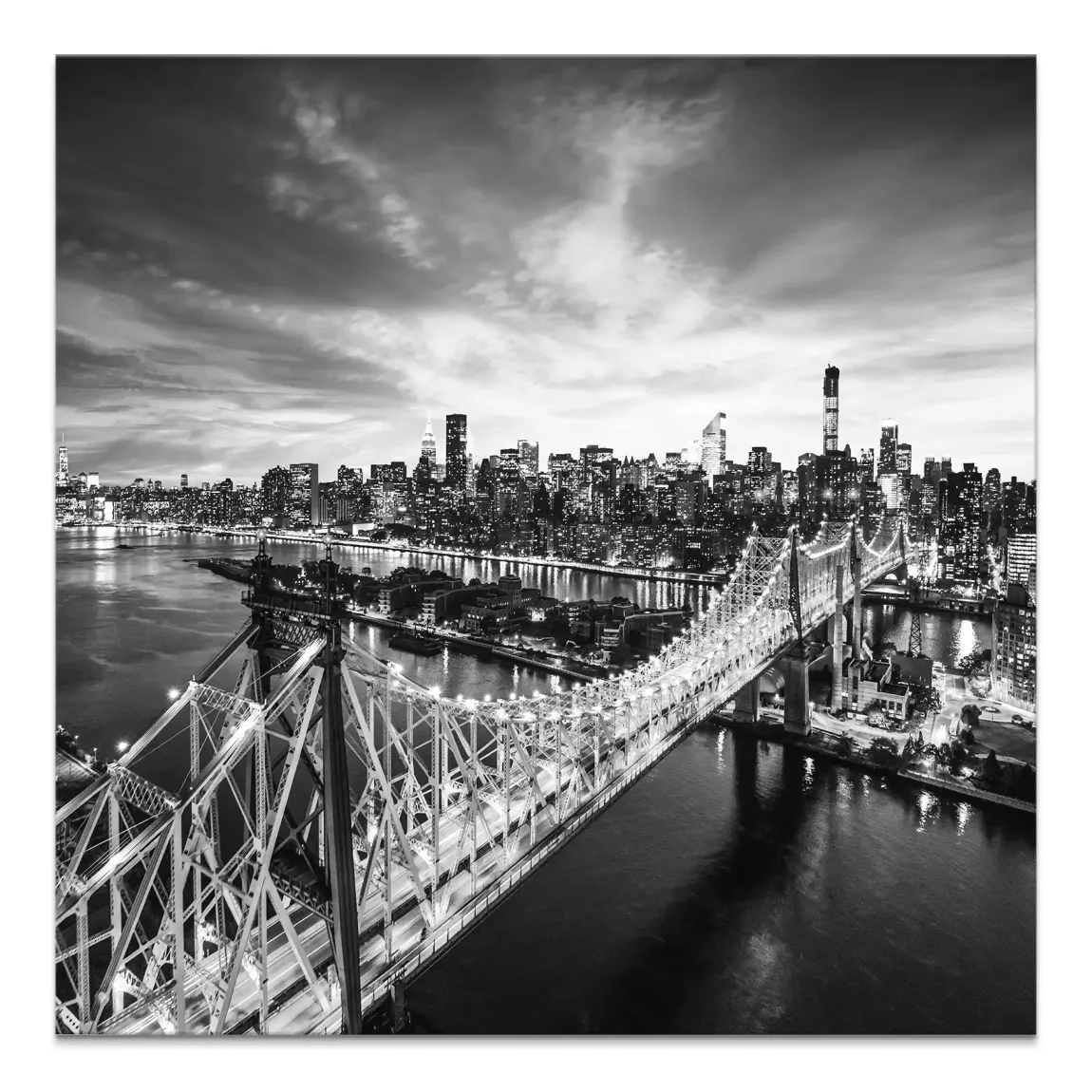 New York Noir Leinwand Bild