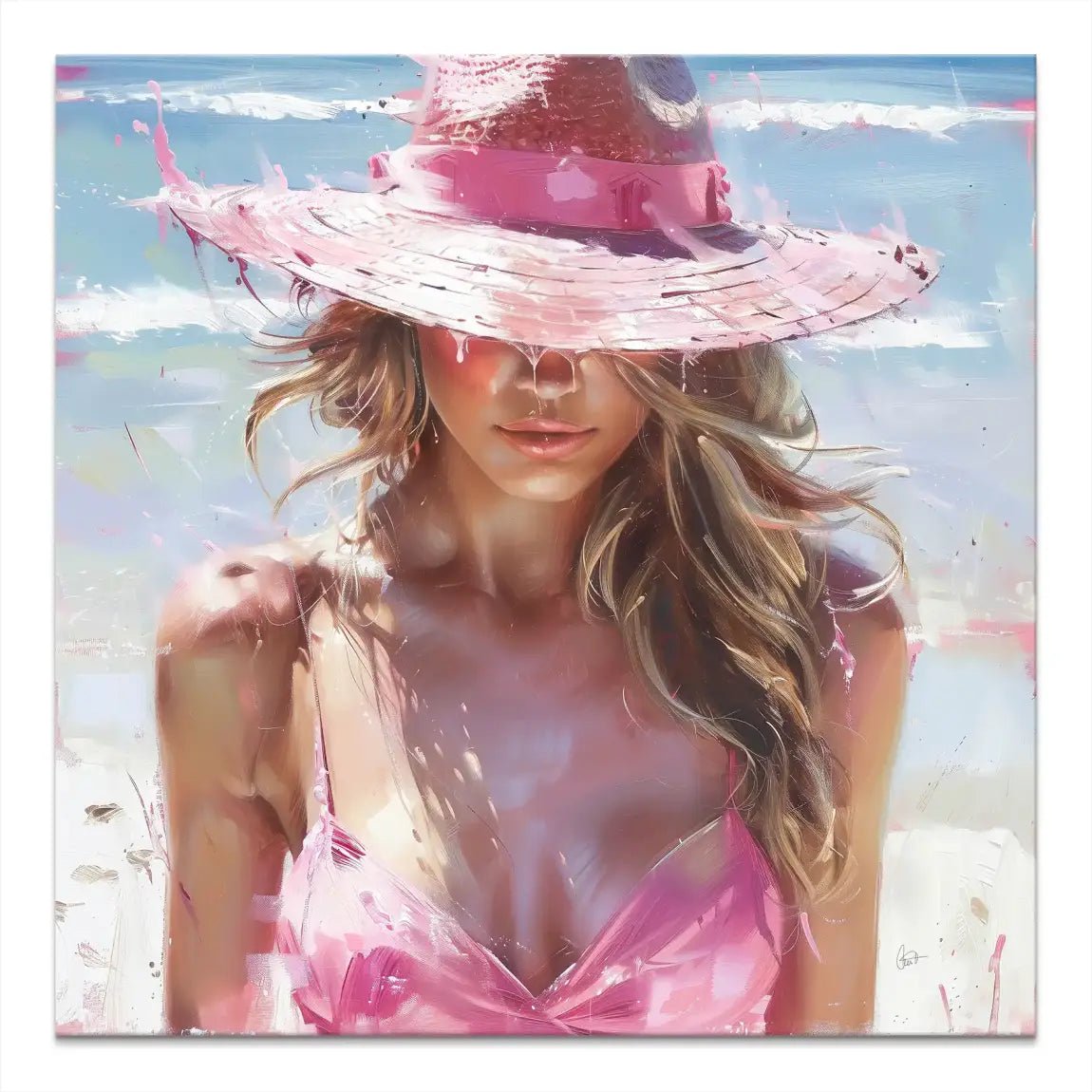 Summer Beach Beauty Leinwand Bild INGALERIE