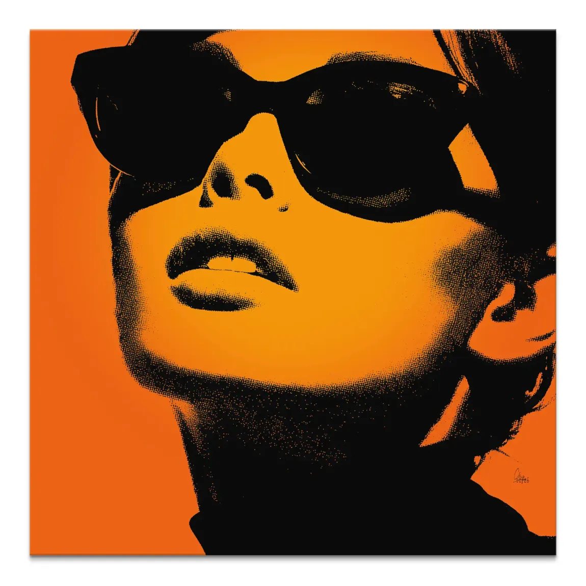 Amber Diva Leinwand Bild