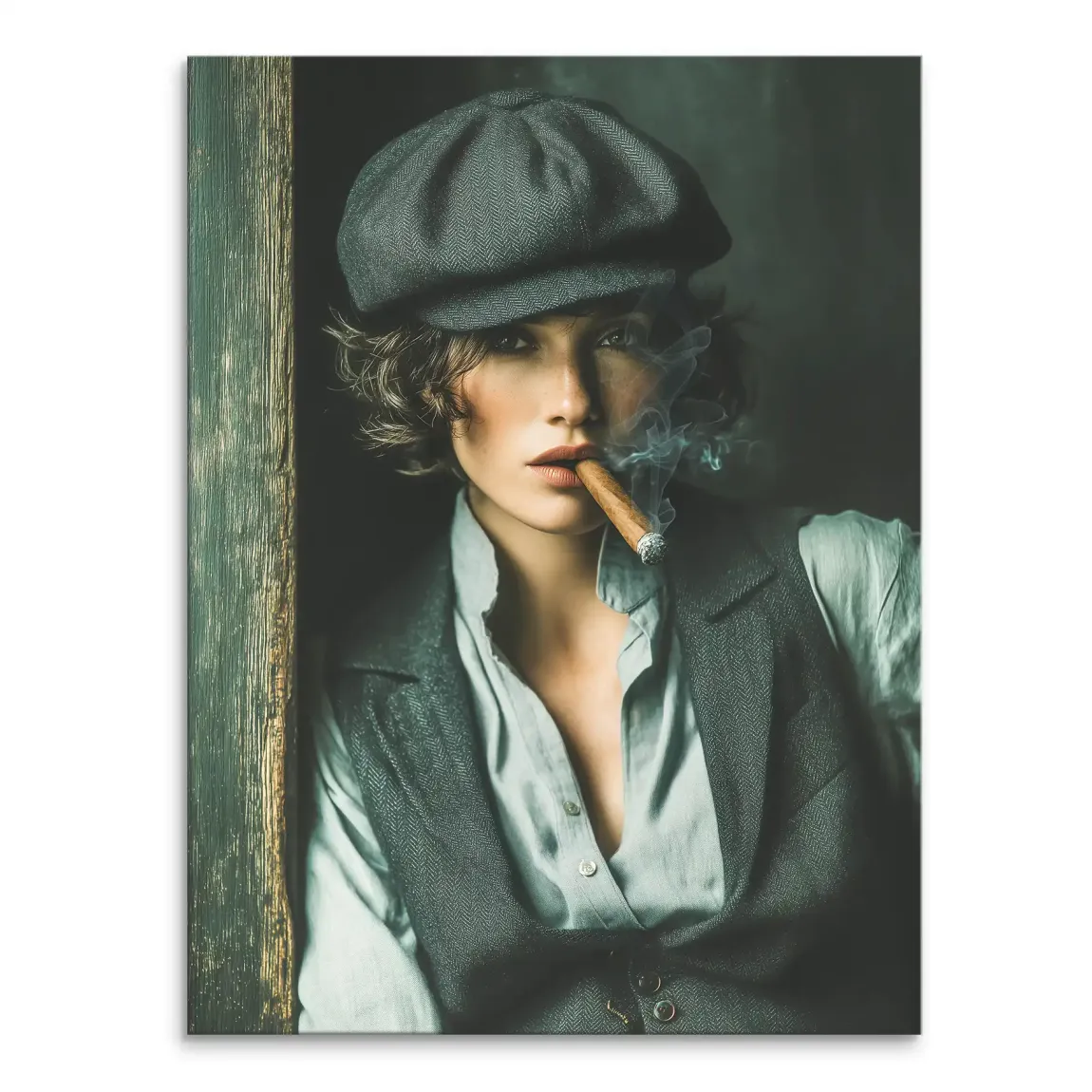 Smoke & Secrets Beauty Leinwand Bild INGALERIE