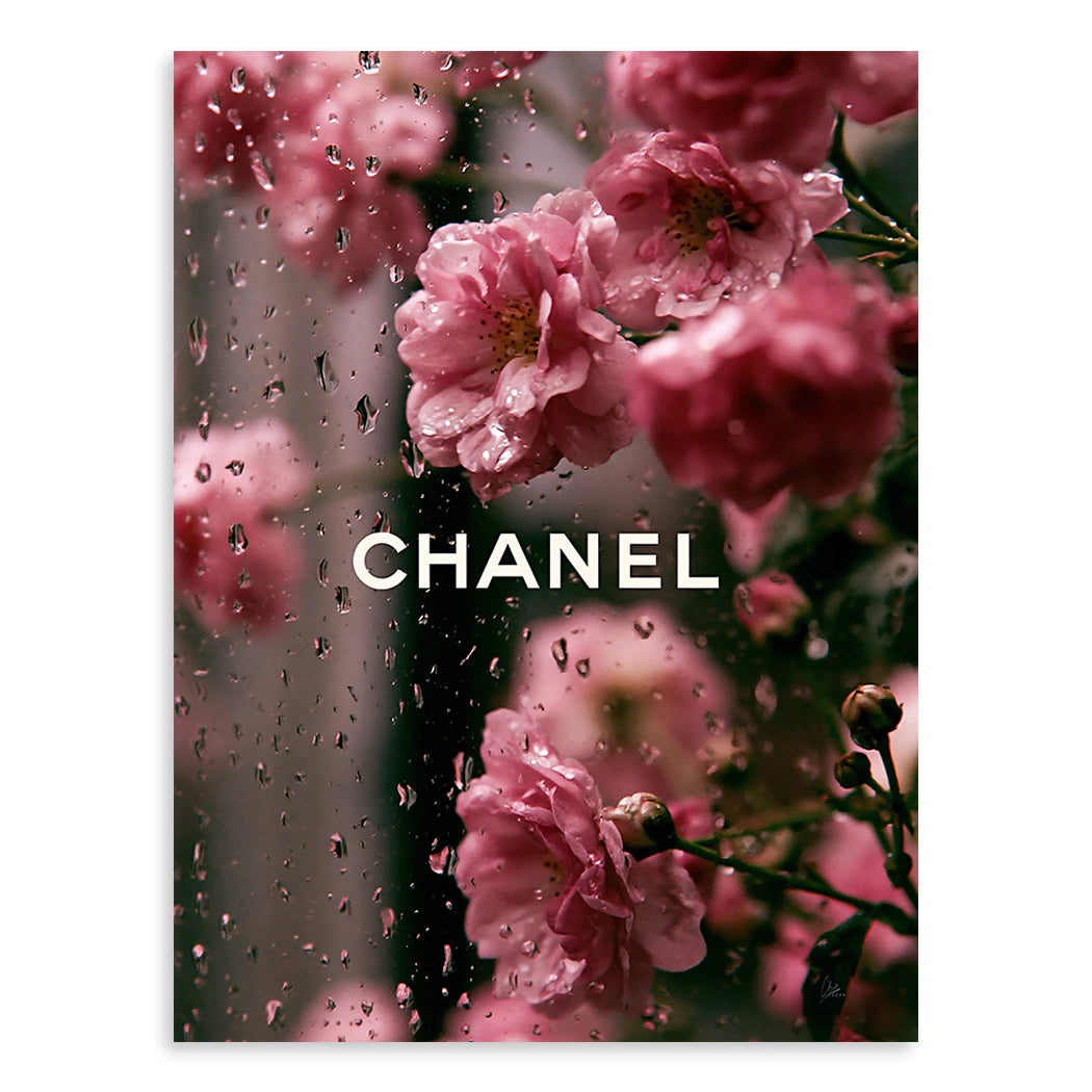 Chanel Blütenregen Leinwand Bild