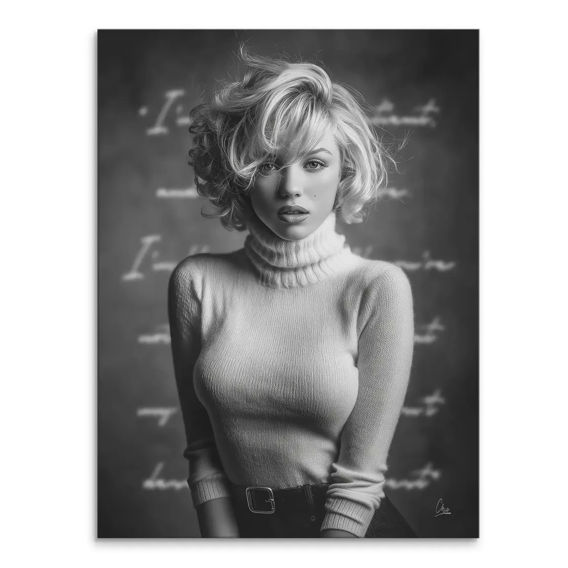 Marilyn Ikone Leinwand Bild