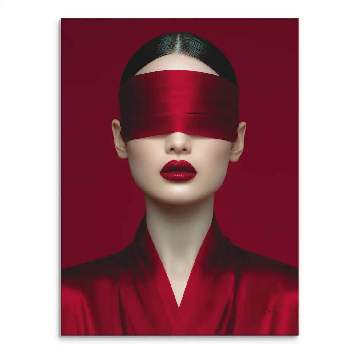 Blind Art Leinwand Bild