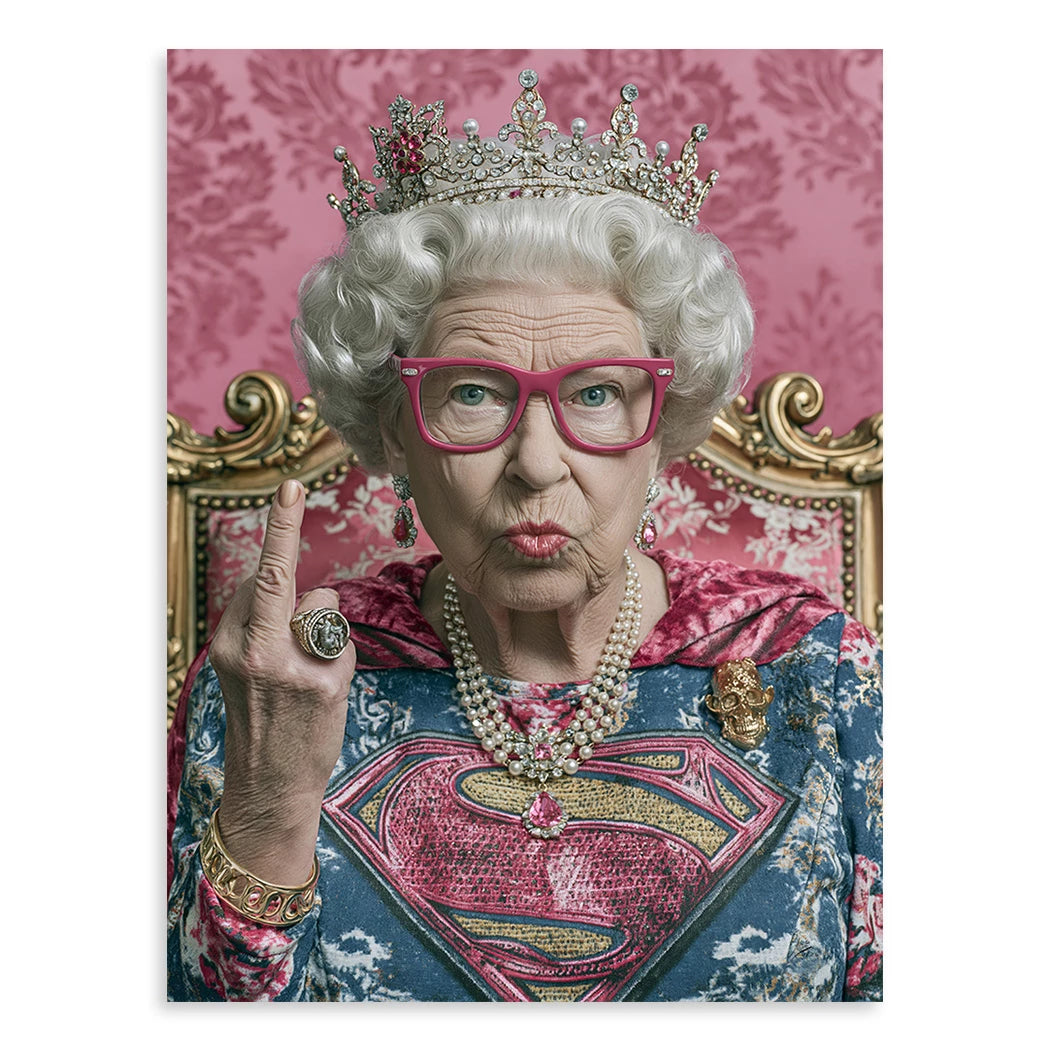 Queen Royale Leinwand Bild