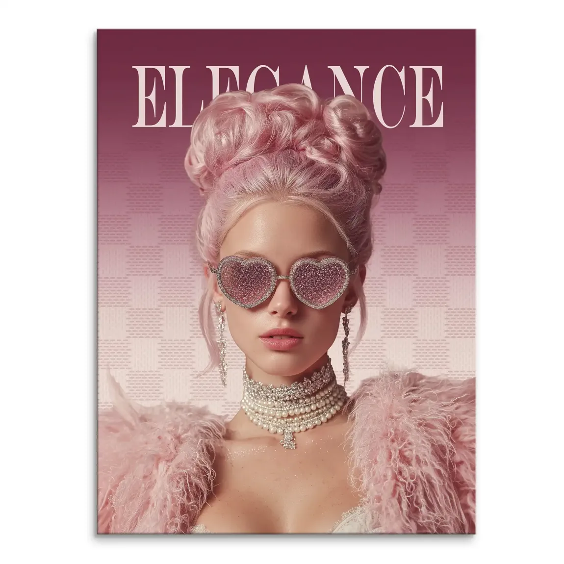 Lady Elegance Leinwand Bild