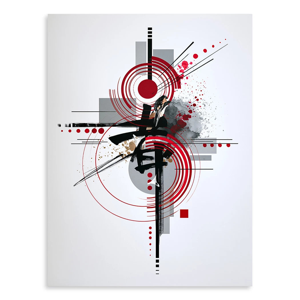 Zen Geometrie Leinwand Bild