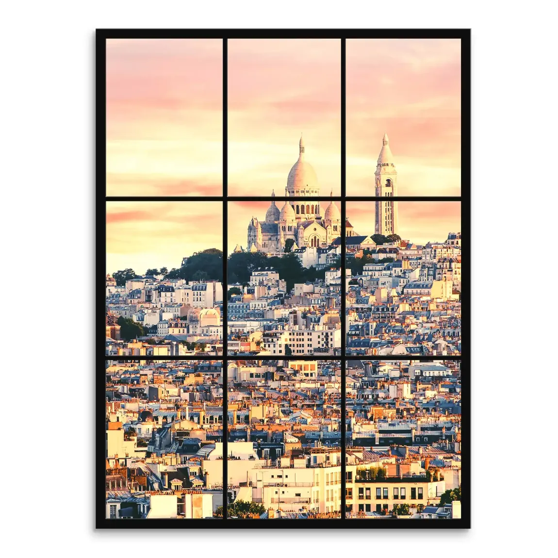 Sunrise Montmartre Paris Leinwand Bild