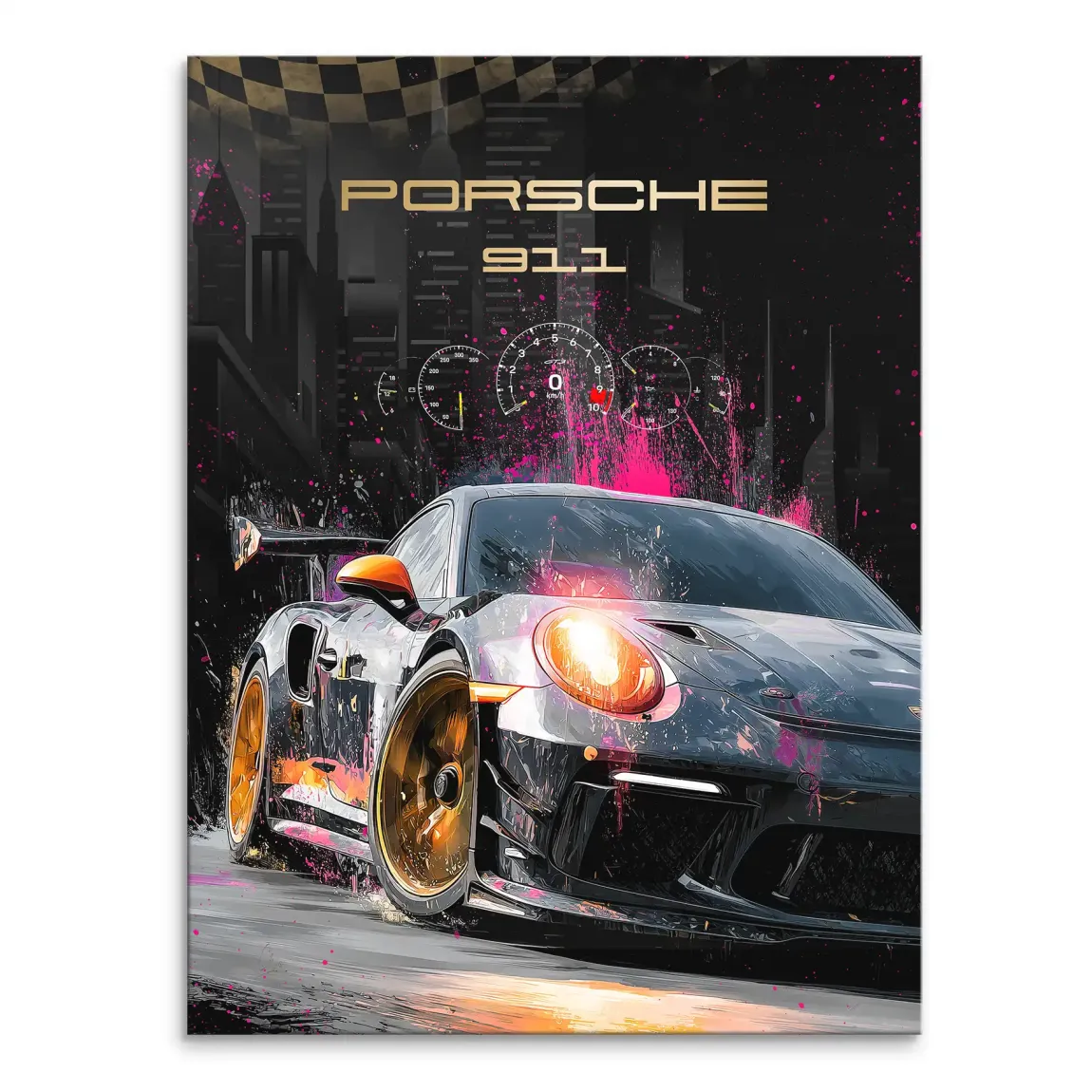 Porsche 911 GT3 Touch of Speed Leinwand Bild