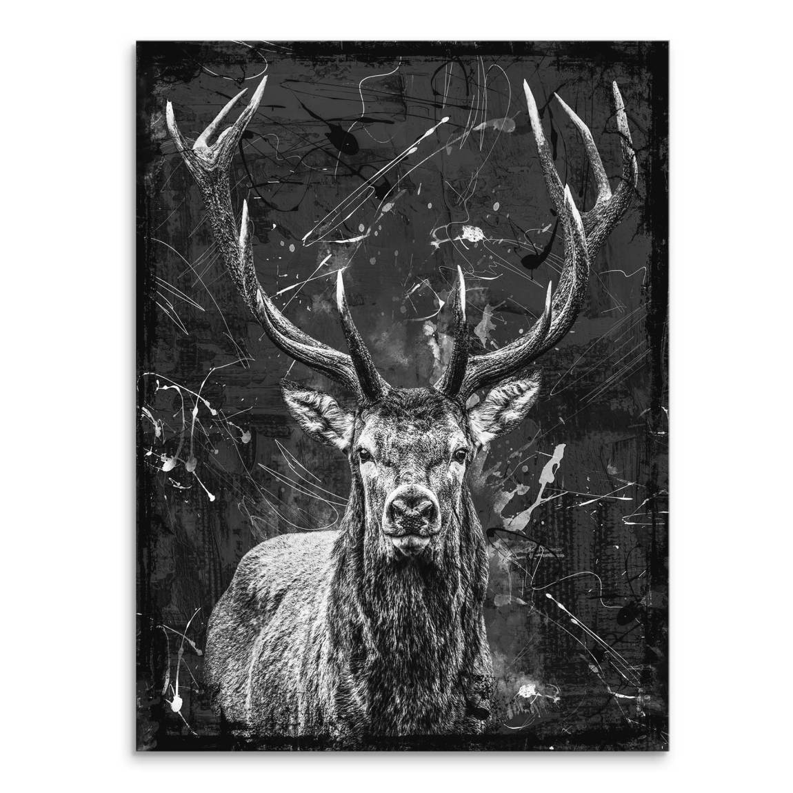 Hirsch Prestige Leinwand Bild