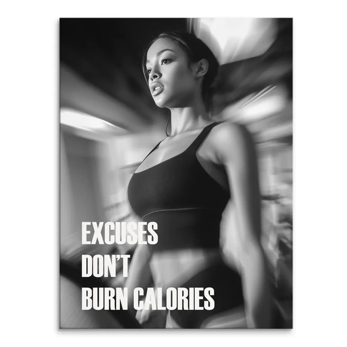 Burn Calories Fitness Leinwand Bild