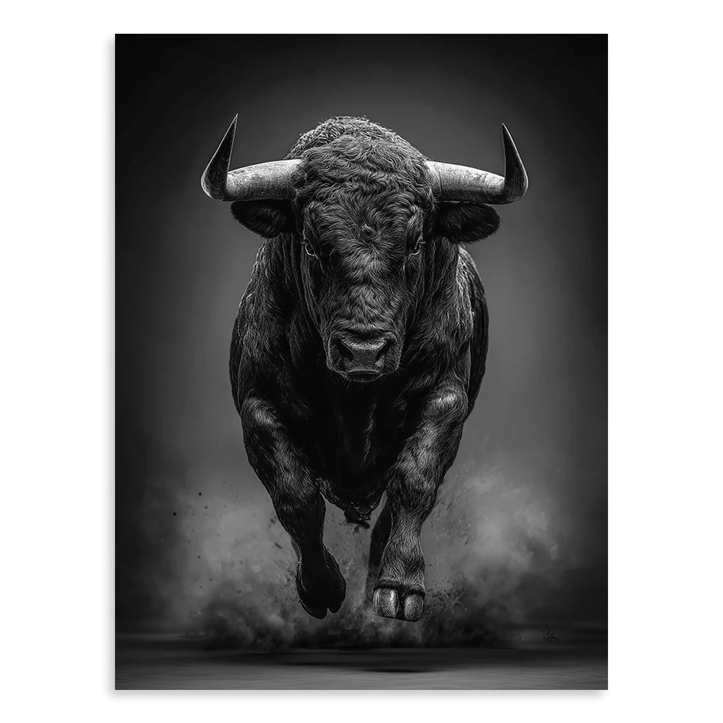 Stier Prestige Leinwand Bild