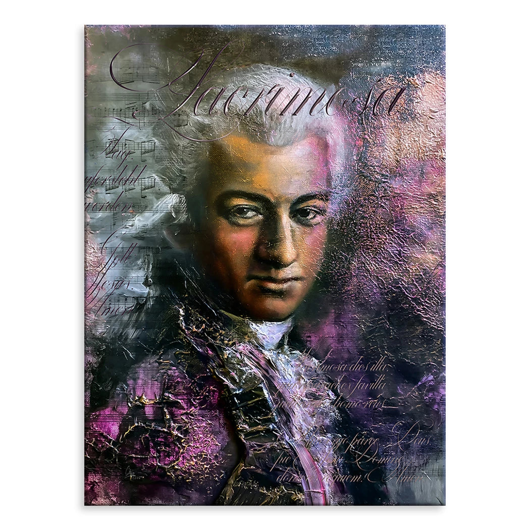 Mozart Opus Leinwand Bild