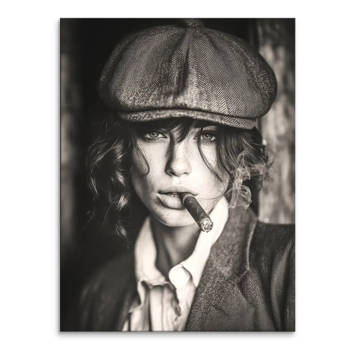 Beauty of Smoke and Silence Leinwand Bild INGALERIE