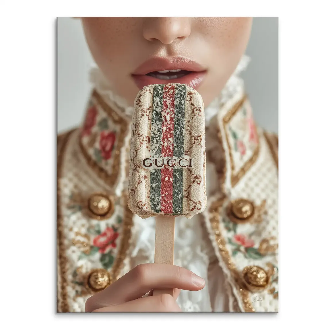Gucci Ice Couture Leinwand Bild