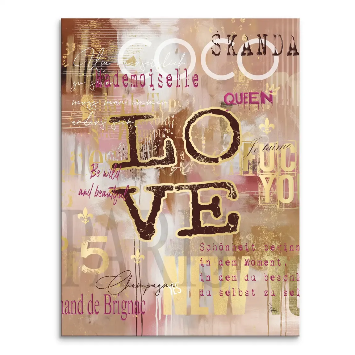 Coco Love Leinwand Bild