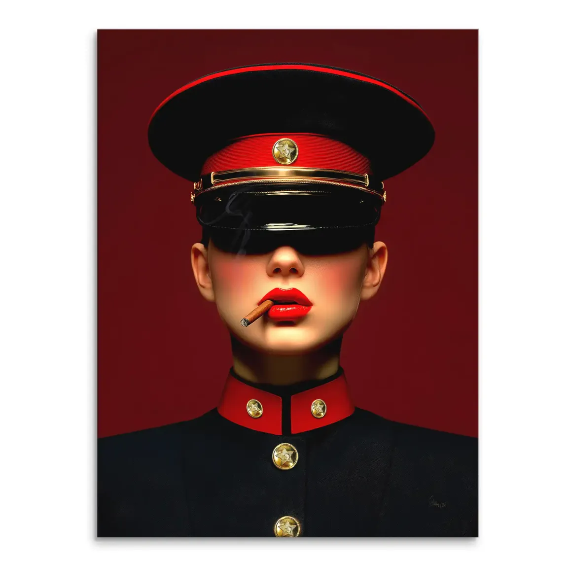 Russian Girl Leinwand Bild