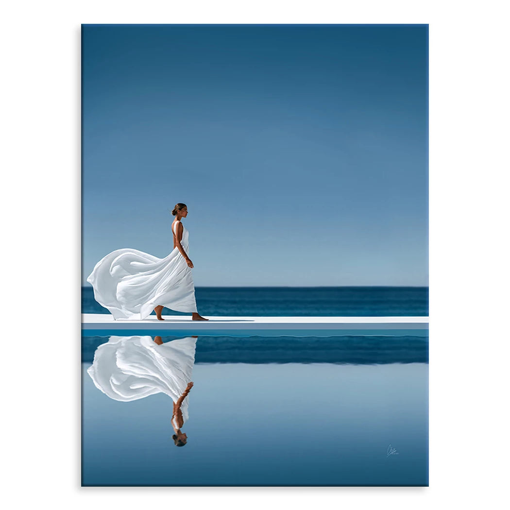 Blue Silence Leinwand Bild