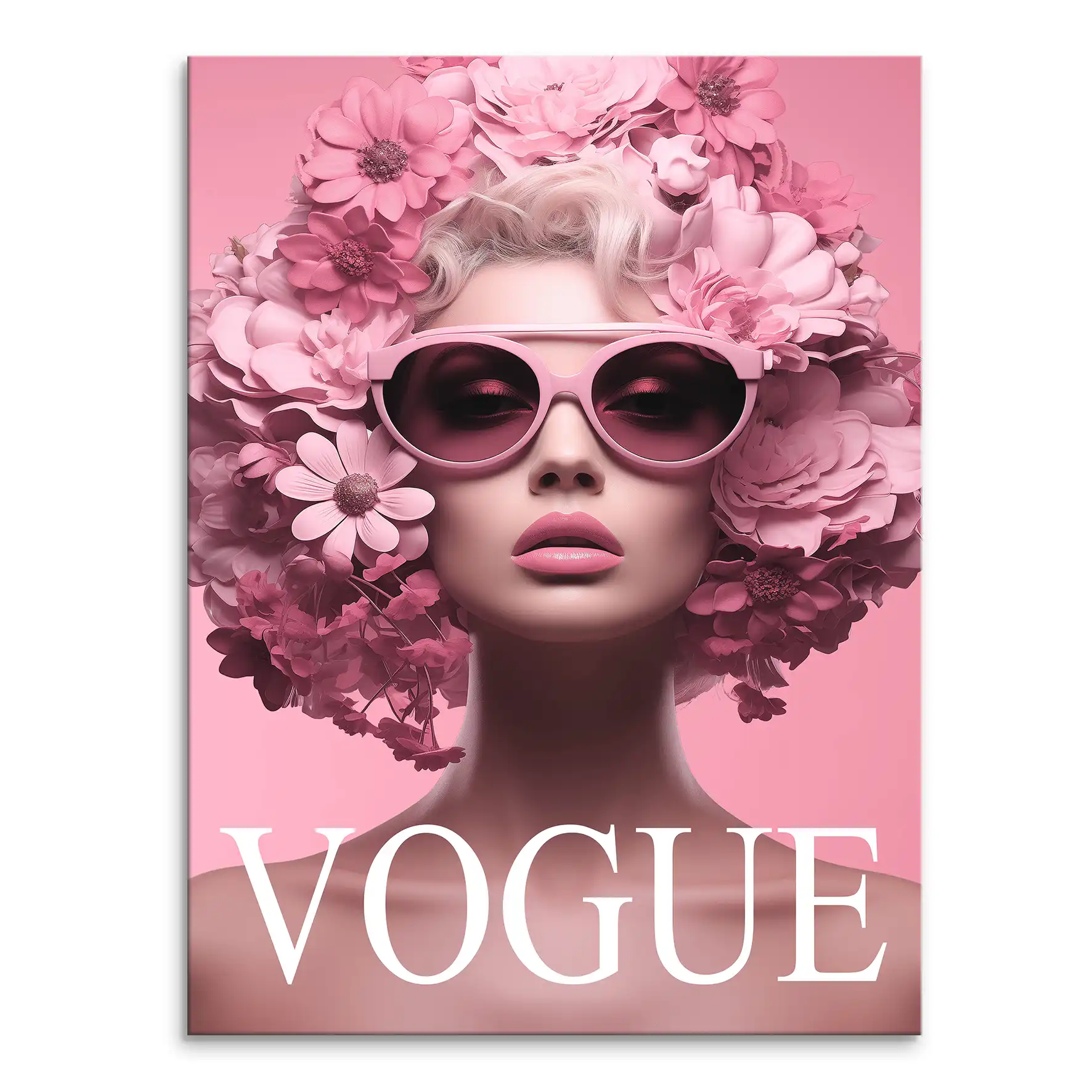 Pink Vogue Leinwand Bild INGALERIE