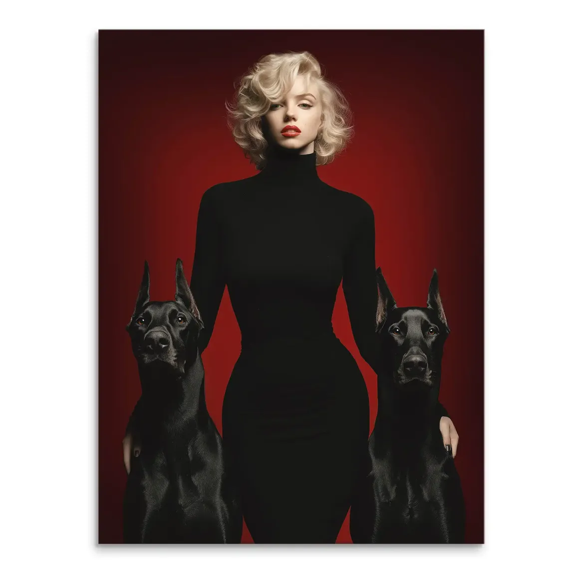 Majesty Marilyn Monroe Leinwand Bild