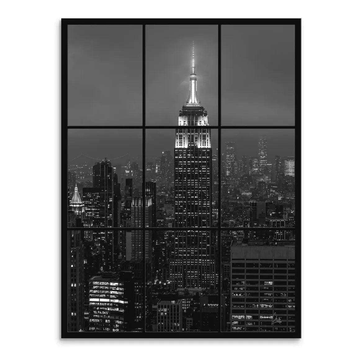 Midnight Crown New York Leinwand Bild