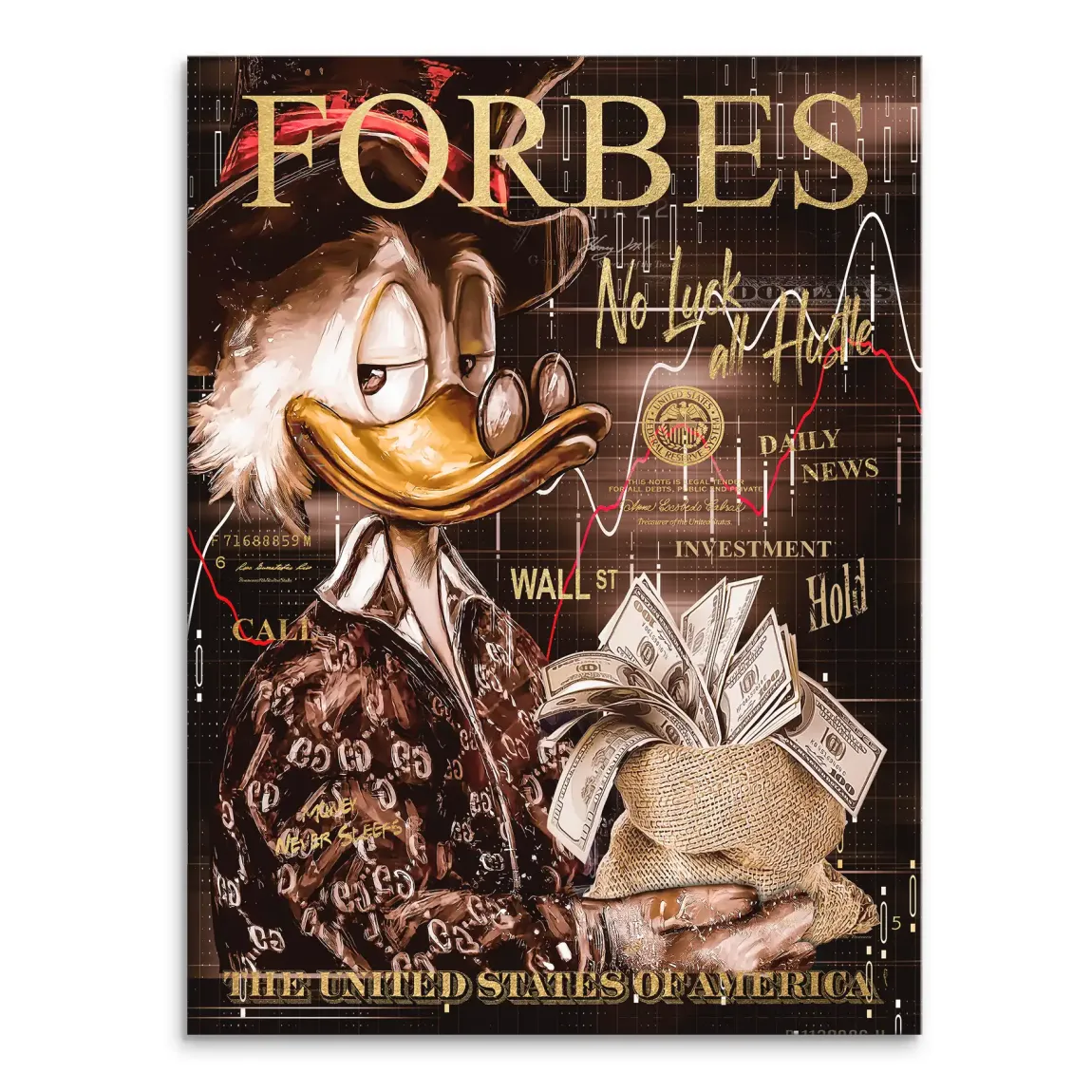 Mr Money Forbes Leinwand Bild