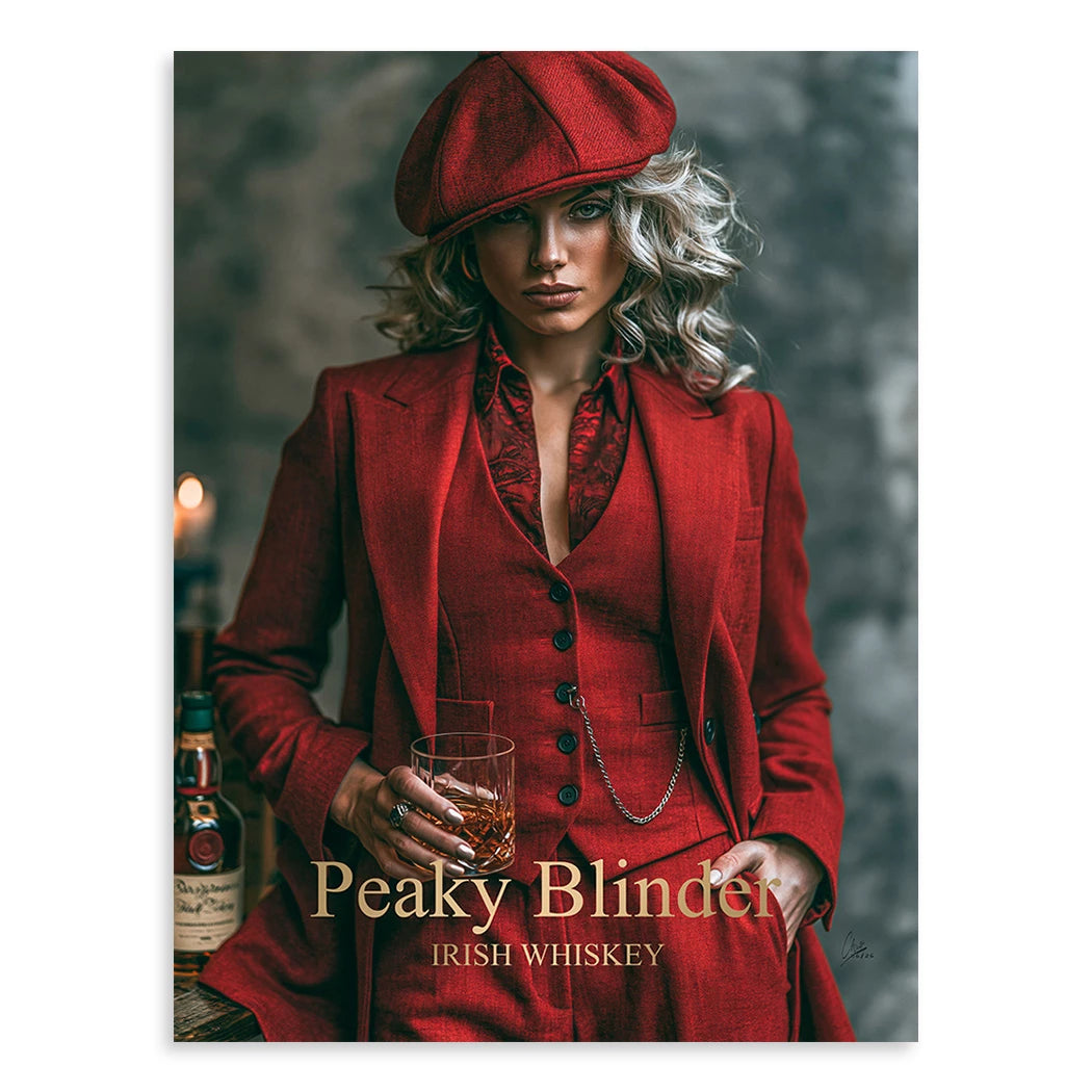 Peaky Blinder Lady Leinwand Bild