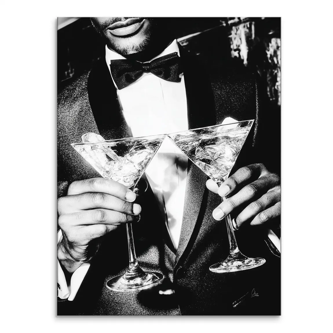 Gentleman Style Leinwand Bild