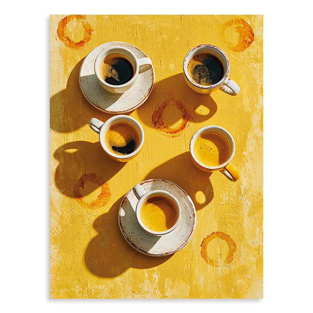 Espresso Atelier Leinwand Bild