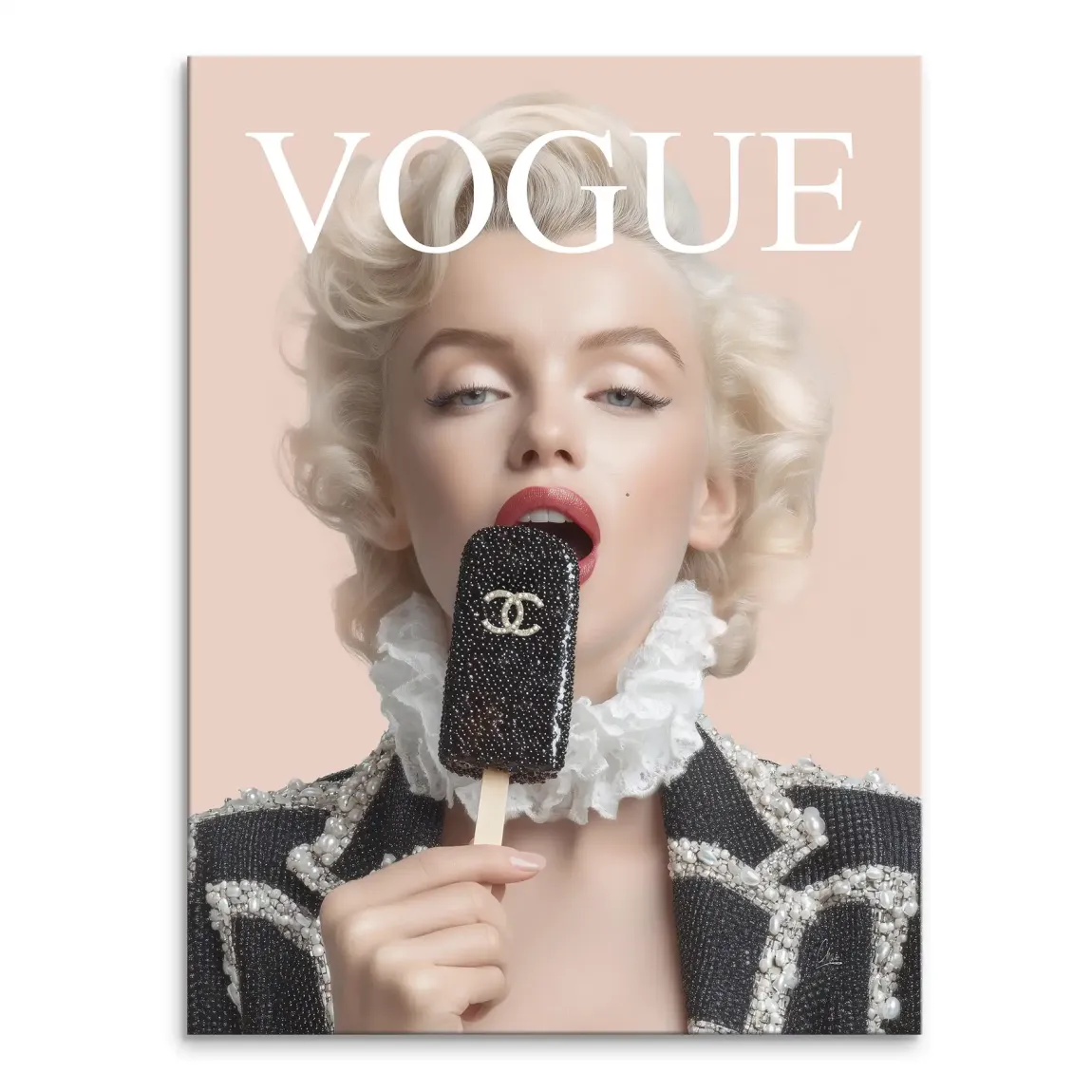 Marilyn Coco Eis Leinwand Bild