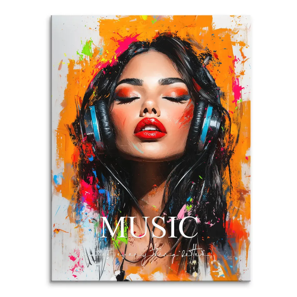 Music Soul Leinwand Bild