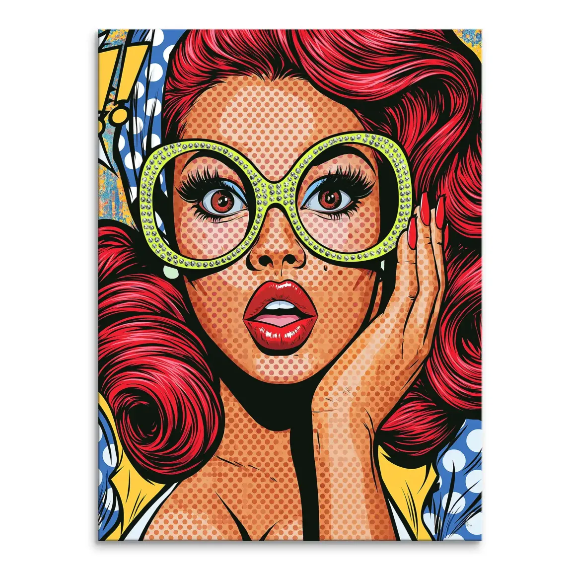 Pop Art Diva Leinwand Bild