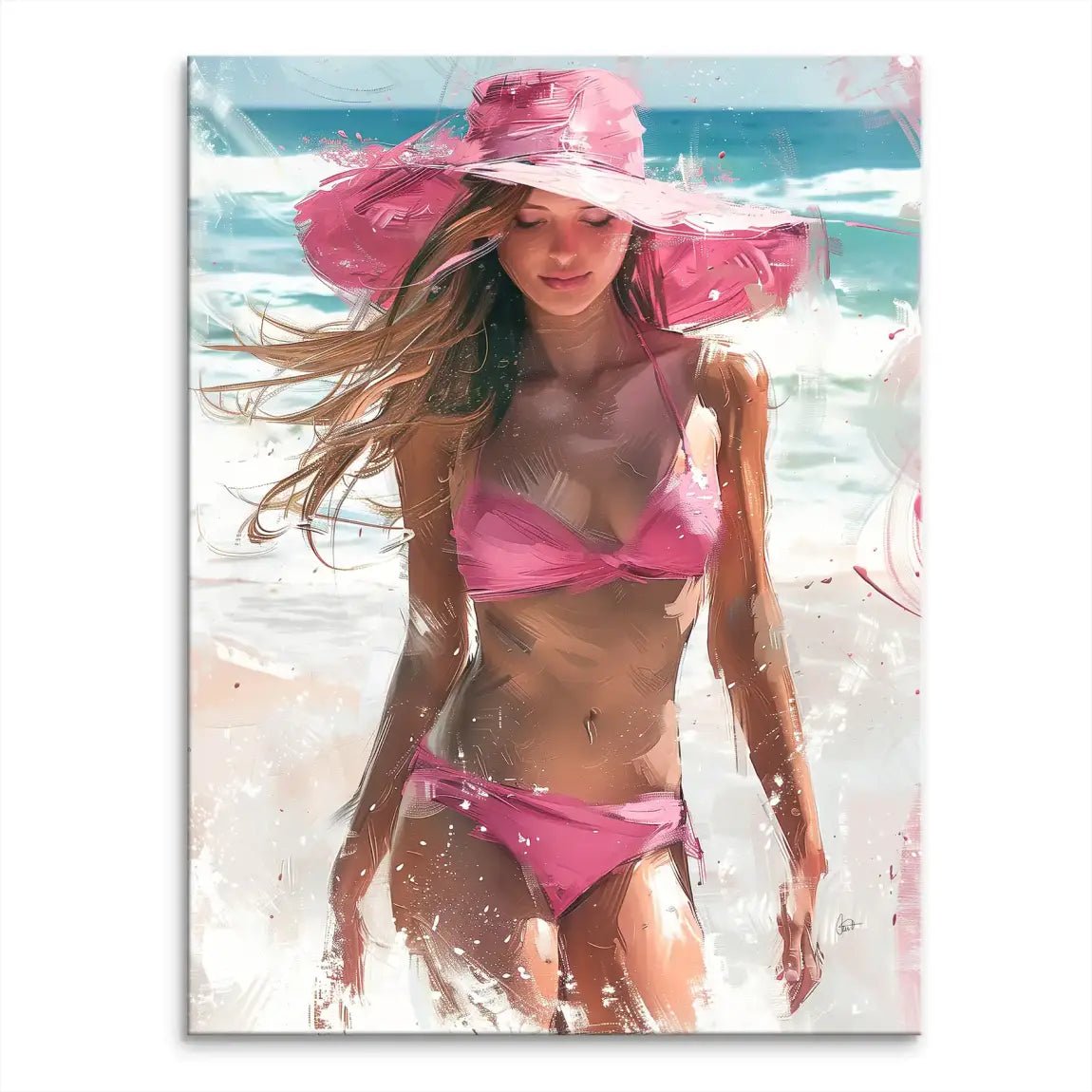 Summer Beach Beauty Nr.4 Leinwand Bild INGALERIE