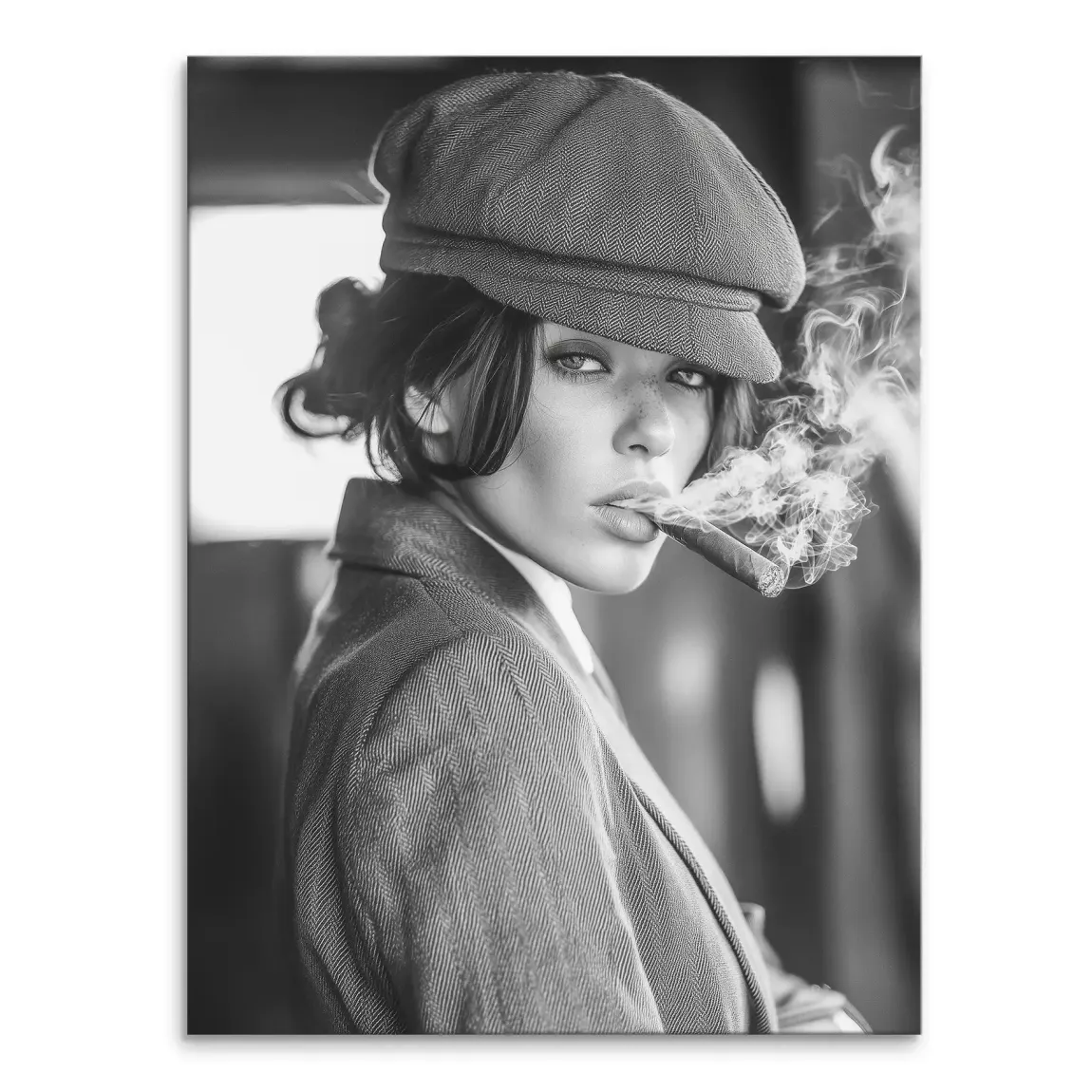 Smoke and Confidence Leinwand Bild