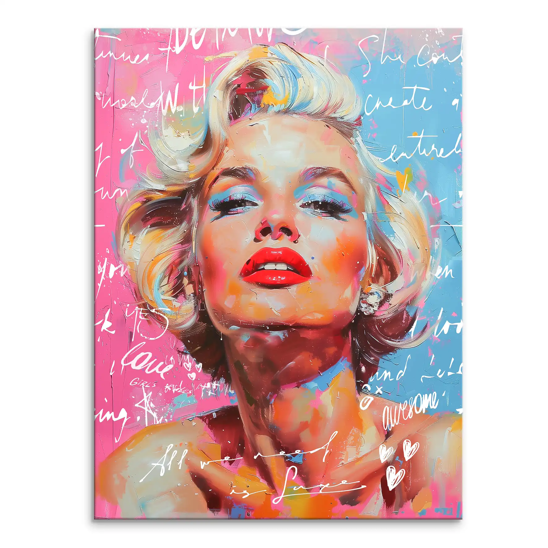 Marilyn Need Luxe Leinwand Bild INGALERIE