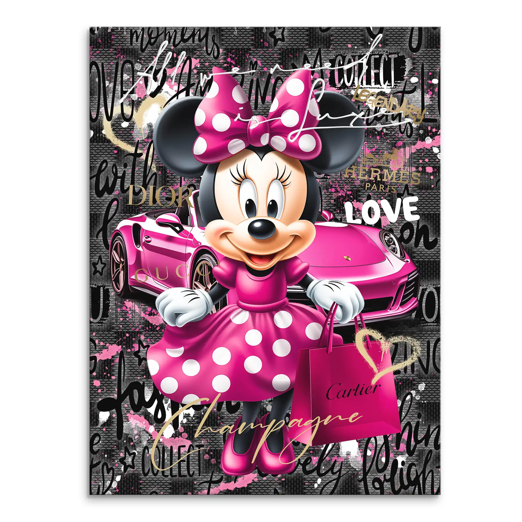 Minnie Need Need Luxe Leinwand Bild INGALERIE